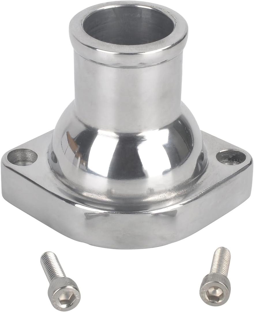 Straight Up Water Neck Aluminum Polished Thermostat Housing Compatible with 1997-up LSx Engines Compatible with Chevy GM Ls1 Ls2 Ls3 Ls7 Ls9 Lsa L76 L92 Engines 4932
