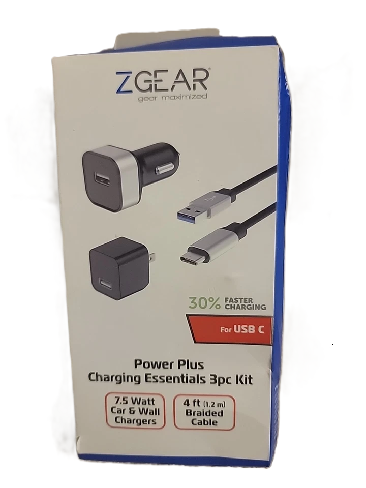 ZGear Power Plus Charging Essentials 3 PC Kit