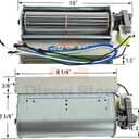 Parts Kit DN101 Fireplace Blower + Heating Element Replacement for Heat Surge Electric Fireplace