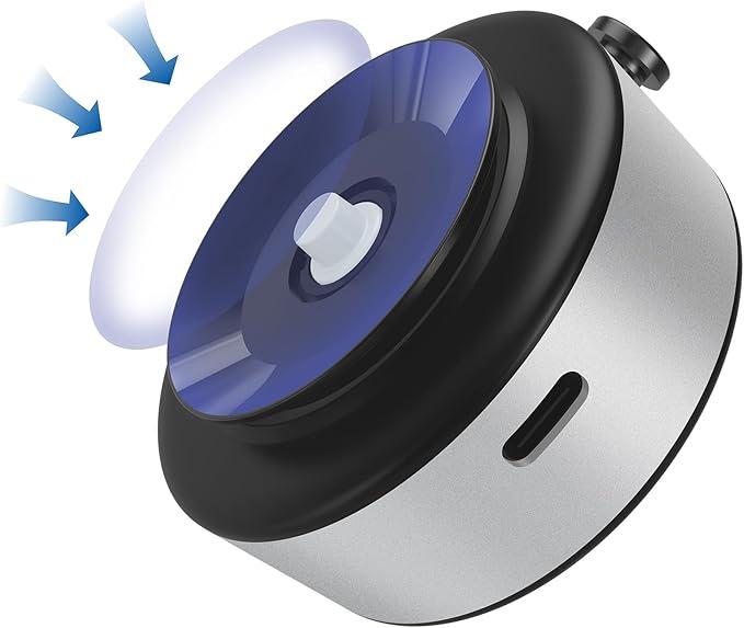 Ultra Strong Suction Phone Mount for Magsafe Car Mount，Content Creator Vlogging Portable Vacuum Magnetic Car Phone Holder，Travel Multi-Scene TikTok for iPhone 17 Pro Max 16 15 14 13 12（Silver）