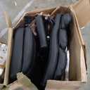 Sweetcrispy Executive Home Office Desk Chair - Ergonomic Big Tall High Back with Footrest & Lumbar Support, Reclining Height Adjustable, Comfy PU Leather Computer Gaming with Swivel Wheels, Black