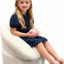 Mini Toddler Chair Comfy 3-5 Years Old - 20.5'' Compact Portable Toddler Chair with Carry Handle, Washable Cover, Safe Sturdy Design - Suitable for Boys and Girls (Normal)