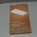 FULEN Rechargeable Motion Sensor Ceiling Light Upgraded,Closet Light with 12000mAh Battery, LED Shower Lights, Ceiling Lamp for Bathroom,Pantry,Garage,Remote Control (White)