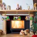 KOYILTD 24 Sets Camping DIY Crafts Camping Themed Party Decorations Wooden Picture Frames for Crafts Christmas Hanging Ornaments Travel Adventure Gifts for Home Party Activities (Camera)