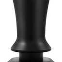 K COOL Espresso Hand Tamper, Premium Barista Coffee Tamper with Calibrated Spring, 100% Flat Stainless Steel Base Tamper for Breville Series 54mm Portafilter Basket (53mm, Black)