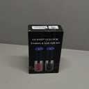 XinXu Gravity Electric Pepper and Salt Grinder Set, Adjustable Coarseness, Battery Powered with LED Light, One Hand Automatic Operation, 2 Pack -Khaki