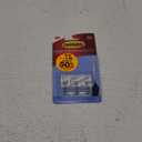 Command Small Clear Wire Hooks with Clear Strips, 3 ea (2 Pack)