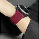 26mm 22mm 20mm QuickFit Watch Band Compatible with Garmin Fenix 8 7 6 5 3 hr 6s 5s 6x 5x Forerunner 935 945 965 Magnetic Silicone Watch Band for Garmin Instinct Approach MARQ Descent Quatix Epix Pro (Wine Red)