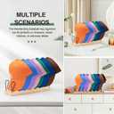 BINSUNS 2 Pack Hat Organizer for Baseball Caps, Metal Hat Rack - No Install Hat Holder Cap Organizer for 14 Baseball Caps, Hat Stand Storage Display