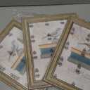 XUANLUO 3 Pack 8x10 Inch Picture Frames Farmhouse Rustic Vintage Distressed Wood Grain Photo Frame with HD plastic cover for Table Top Display and Wall Hanging