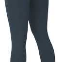 THE GYM PEOPLE Womens' V Cross Waist Yoga Leggings with High Waisted Tummy Control (X-Large, Charcoal Grey)