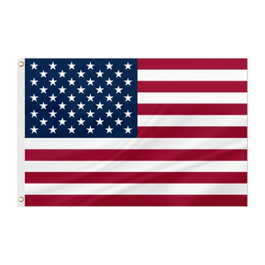 2 Pack ASUNO American Flag Banners 3 × 5 Feet Polyester US National Flags with 2 Brass Grommets Double Side Vivid Color Fade Resistant for Outside Garden Lawn Patio 35 X 59 Inches