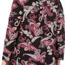 EVANS Women's Plus Size Jersey Print Shirt