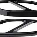 Pipe Cover-Stainless Steel 1 Pair, Car Tail Pipe Cover, Muffler Cover Trims Replacement GLC C E-Class C207 Coupe 14-17(A)(Black)