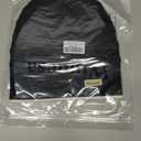 60% Cashmere Slouchy Beanie for Women, Knit Beanie Hat for Winter and Fall, Soft Warm Wool Slouch Winter Hats for Ladies (Black)