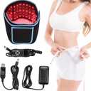 Red Infrared Light Therapy Device, Waist Belt,660nm LED Red Light and 850nm Near-Infrared Light are Used for Pain Relief and Muscle Relaxation,Red Light Therapy for Body(Blue.