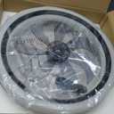 20" Modern Ceiling Fan with Light, 6 Speeds & Dimmable, White Flush Mount for Home