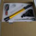 MOOLAN 28KPA Cordless Vacuum Cleaner, 6 in 1 Lightweight Stick Vacuum, 6 Level of Adjustable Suction, Detachable Battery for Max 45mins Runtime, Handheld Vacuum for Pet Hair/Carpet/Floor