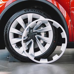 VION Tesla 20262025 New Model Y Wheel Covers Fit Original Tesla 20" Wheels, 4-Pack Fits only New Model Y Produced in 2025 (Silver Wheels).