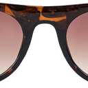 Gleyemor Designer-inspired Trendy Sunglasses for Women Men Retro Oval Shape Tortoise Shell Sun Glasses