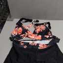 Century Star Women Two Piece Swimsuit Athletic Bathing Suits for Women Ruffled Tummy Control High Waisted Swimsuits Size M