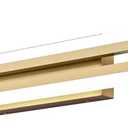 PRESDE 40" LED Bathroom Vanity Light, Modern Brushed Gold Wall Bar Fixture Over Mirror Dimmable
