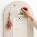 Orelle Rainbow Arch Felt Bulletin Board, 23"W x 31"H