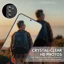 2 x SUPCASE Camera Lens Protector Designed for Galaxy S23/S23 Plus, [Scratch-Resistant] [Ultra-Thin] Tempered Glass Camera Lens Screen Protector (Silver)