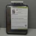 LOZOVIN Stainless Steel Cutting Board Anti-scratch Grid Design, Large 16"*11" Double Sided Non Toxic Cutting Board, Kitchen Metal Chopping Boards for Meat Veggies,Dishwasher Safe, Juice Groove 