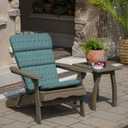 Arden Outdoor Adirondack or Rocking Chair Cushion, 20 x 17, Rain-Proof, Fade Resistant 17 x 20, Alana Tile