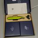 Philips Norelco One 360 Hybrid Face, Electric Beard Trimmer and Shaver, with 360 Technology, 1x 360 for Face, 5in1 Adjustable Comb, Model QP2724/90 (Black & Lime Green)