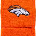 Franklin Sports NFL Team Logo Wristbands - Pair of Youth Wristbands for Costumes and Uniforms (Orange)