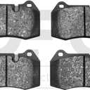 Dynamic Friction Company 5000 Advanced Brake Pads - Low Metallic 1551-1133-00-Front Set