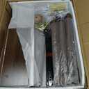 JOONEE Nightstand,Modern Bedside Table with Storage Drawer and Open Wood Shelf, for Living Room, Bedroom and Small Spaces, Accent Night Stand with Solid Wood Legs, Easy Assembly,Walnut Brown