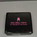 40000RPM Electric Nail File Drill Professional Kit, Drill Machine with LCD Display, Manicure Pedicure Polishing Acrylic Gel Nail Grinder for Salon, Home Use (Pink)