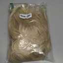 Lady Miranda Long Platinum Blonde Wig 28 Inch Natural Wavy Blonde Wig Middle Part Blonde Lace Wig Synthetic Hair Blonde Wigs for White Women (1-Fairy Blonde)