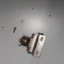 Amerock BPR8715G10 | Cabinet Hinge | 1/4 in (6 mm) Overlay Single Demountable | Partial Wrap | Satin Nickel | Kitchen Cabinet Door Hinge | 1 Pair/2 Pack | Functional Hardware