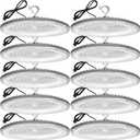 10 Pack 250W UFO Led High Bay Light,120VAC,5000K Daylight Commercial Bay Lighting,IP66 Waterproof,41050LM,1150W MH/HPS with Plug Area Light for Warehouse/Shop/Workshop/Garage/Barn/Gym/Factory (250W 10pack UFO high bay light)
