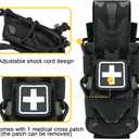 Tourniquet Pouch with Molle Clip,SABADO Tourniquet Holder Removeable Flap Cover,TQ Pouch for Duty Belt and Tactical Vest (MCBK)