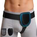Inguinal Hernia Belt & Hot/Cold Gel Compression Pad for Men Women | Left/Right Side Hernia Support Belt, Post Surgery, Adjustable Groin Truss Relief for Incisional & Ventral Hernia, Belly Truss