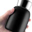 Mifoci 1 Pcs 10oz Mini Water Bottles Stainless Steel Slim Insulated Thermal for Hot Cold Drink Thermal Small Vacuum Portable Water Bottle for Women Gifts Travel Camping Hiking (Black)