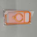 TORRAS Q3 Spin for iPhone 17 Pro Max Case with 360 Magnetic Stand, Wireless Charging Compatible, Hard PC Case for 17 Pro Max Phone Case with Stand, Translucent Cosmic Orange