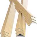 9Pcs 48" Wall Corner Protector,Pre-Cut Wall Corner Protector Guard Protection,Wood Grain Corner Trim for Door,Window Frames,Wooden Wall Edges(9Pcs-Oak)