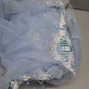 Girls Princess Dress Kids Halloween Carnival Party Cosplay Costume Toddler Puffy Sleeve Blue Fancy Outfit (4-5T)