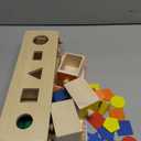 Montessori Toys Wooden Color & Shape Sorter Toys for Toddlers 1-3, Matching Box Sorting Blocks Manipulatives Preschool Learning Educational Toy for 1 2 3 4 Year Old Boy Girl Kid Gifts