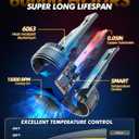 9005 H11 Light Bulbs Combo, 6500K Cold White Super Bright Fog Light, 140W, Pack of 4