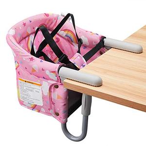 Amazon.com : Hook On Chair, VEEYOO Clip On High Chair Folding Fast Table Chair with Storage Bag, Portable Baby Feeding Seat Attach to Table for Home and Travel : Baby