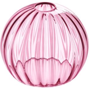 Clear Glass Shade,Replacement Globe & Cover for Lighting Fixture, 8" Diameter, Replacement with 1.65 Inch Fitter for Wall Lamps Chandeliers or Ceiling Light (1, 8Inch - Pink Glass)