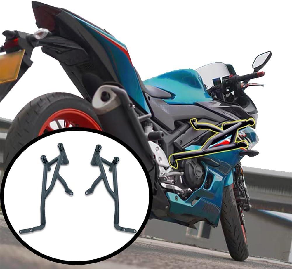 YZF-R3 2024-2019 Motorcycle Engine Guard Highway Crash Bars, Bumper Falling Protection Highway CrashBars For Yamaha YZFR3 YZF-R3 YZF R3 Accessories 2024 2023 2022-2019