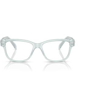 Swarovski Women's Sk2007 Square Prescription Eyewear Frames (Opal Light Blue/Demo Lens)